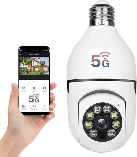 Cámara de seguridad inteligente 360 IP 5G Full HD Wi-Fi